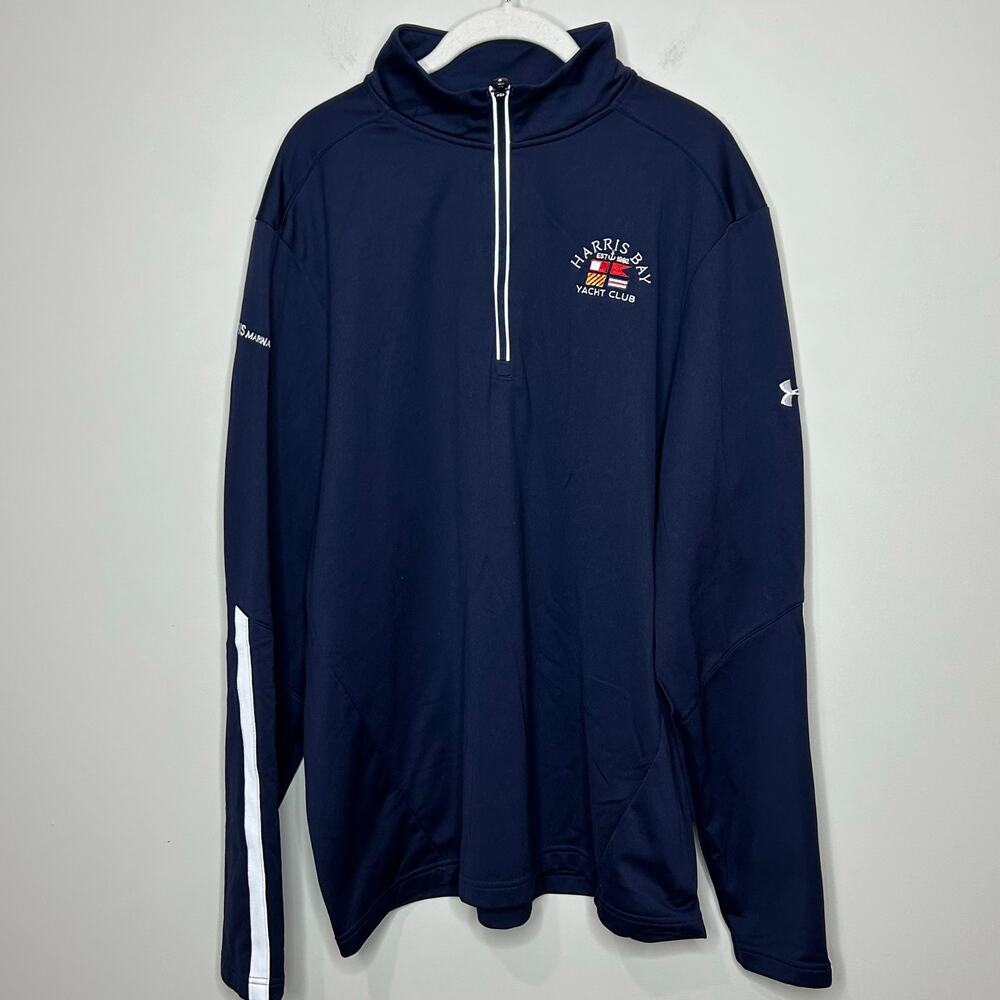 Under Armour 1/4 Zip Pullover Size XL Harris Bay Yacht Club Oasis Marinas